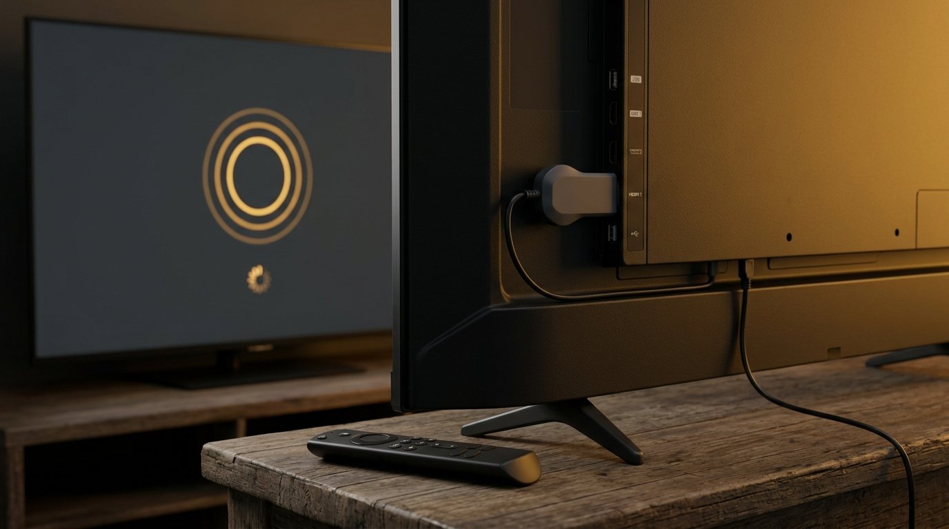 IPTV auf dem Fire TV Stick – Stick im HDMI-Anschluss