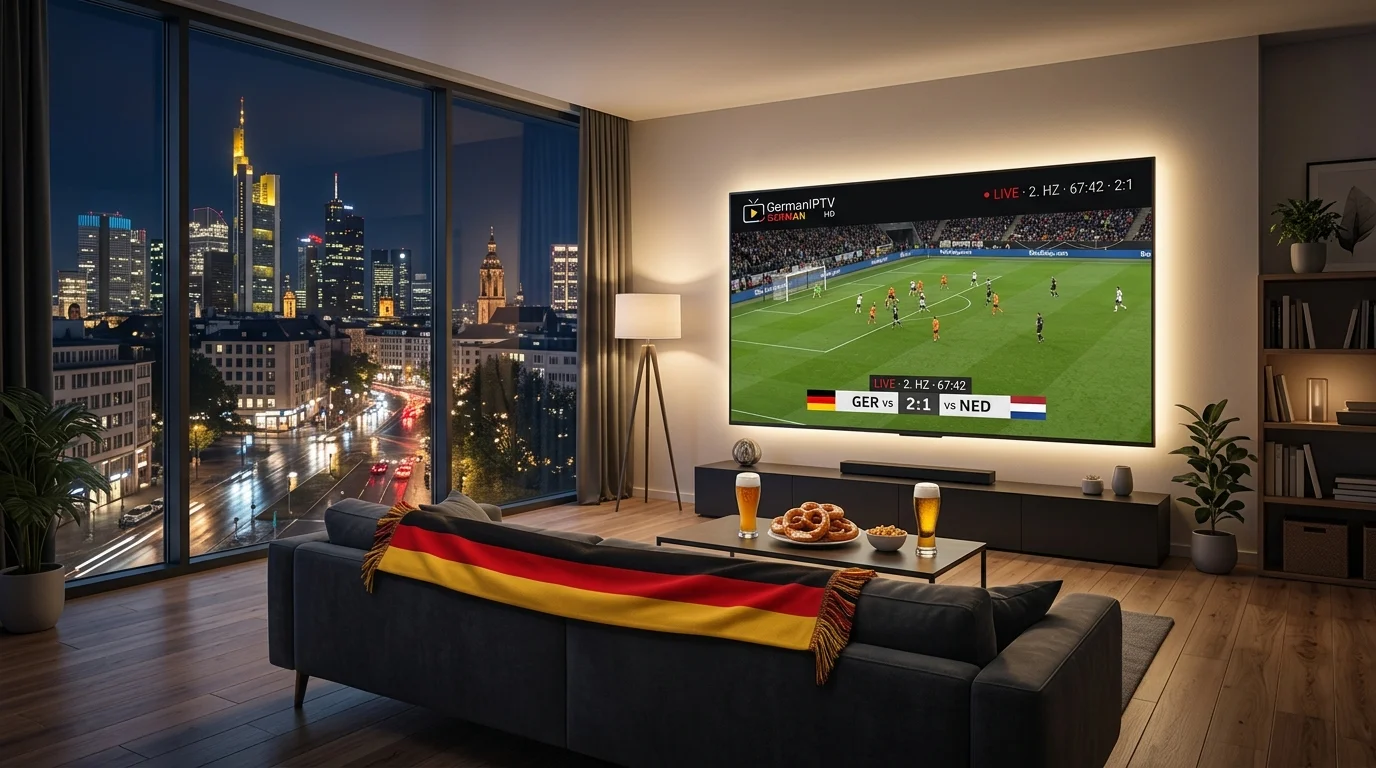Bundesliga live schauen mit IPTV Deutschland – GermanIPTV HD auf dem Smart TV