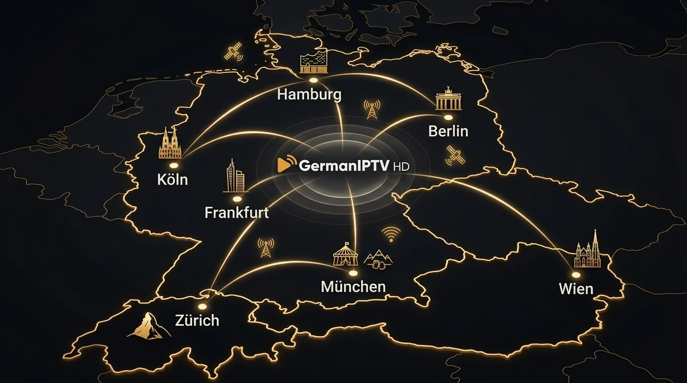 IPTV für Deutschland, Österreich und die Schweiz – GermanIPTV HD in Berlin, Hamburg, Köln, München, Wien und Zürich