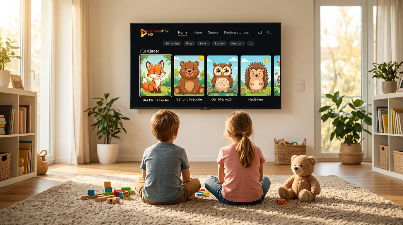 Kinderkanal im IPTV Abo – Kindersendungen auf Deutsch mit GermanIPTV HD