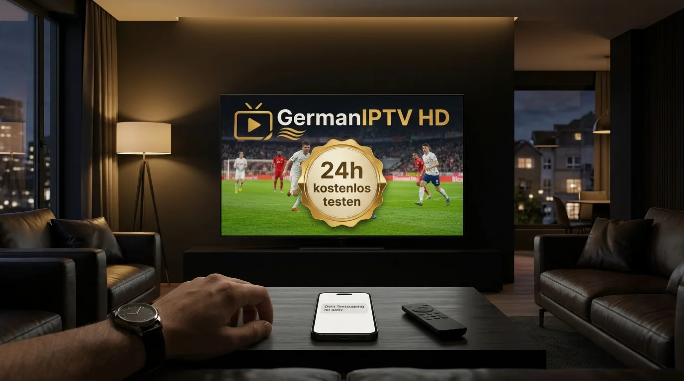 IPTV kostenlos testen – 24h Testzugang bei GermanIPTV HD