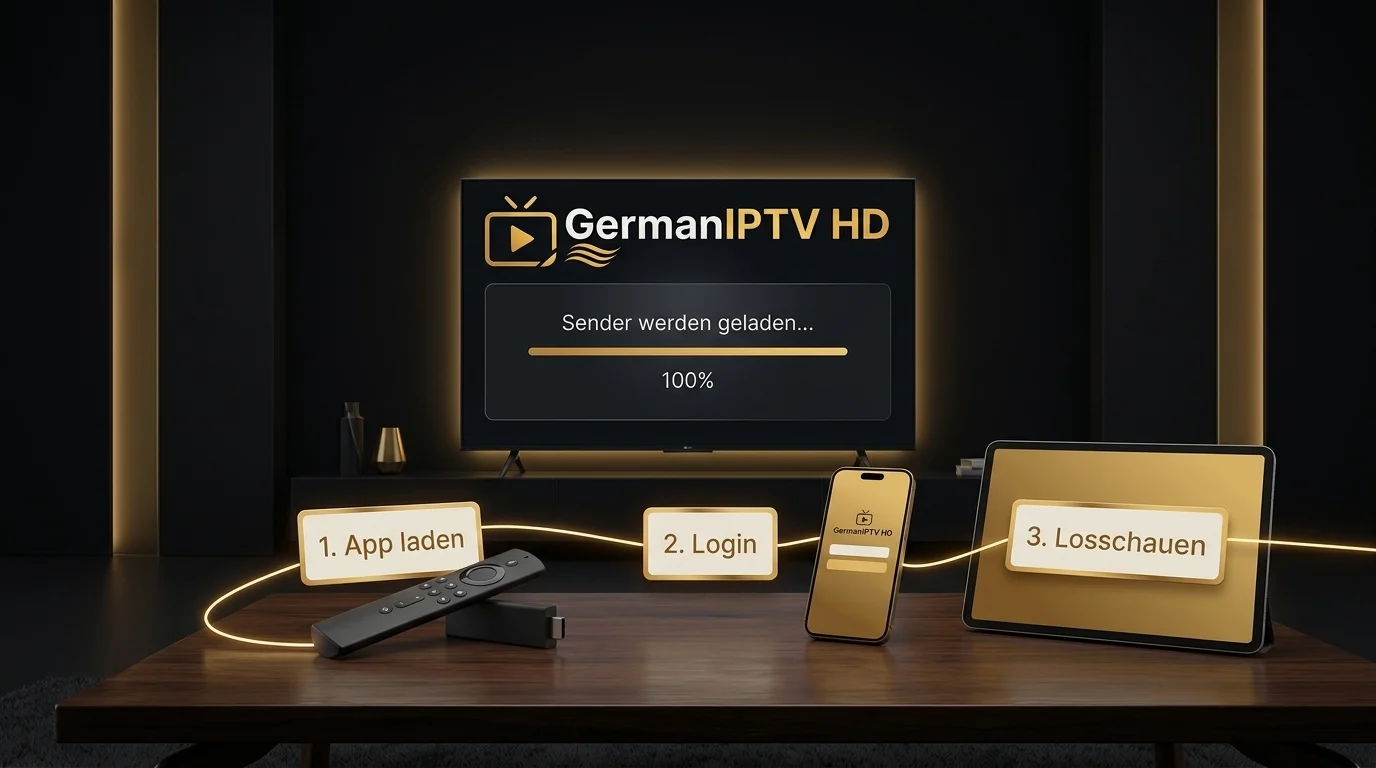 IPTV Smarters Pro Anleitung – App laden, Login und losschauen mit GermanIPTV HD